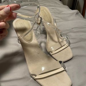 ASOS clear heels | NEVER WORN